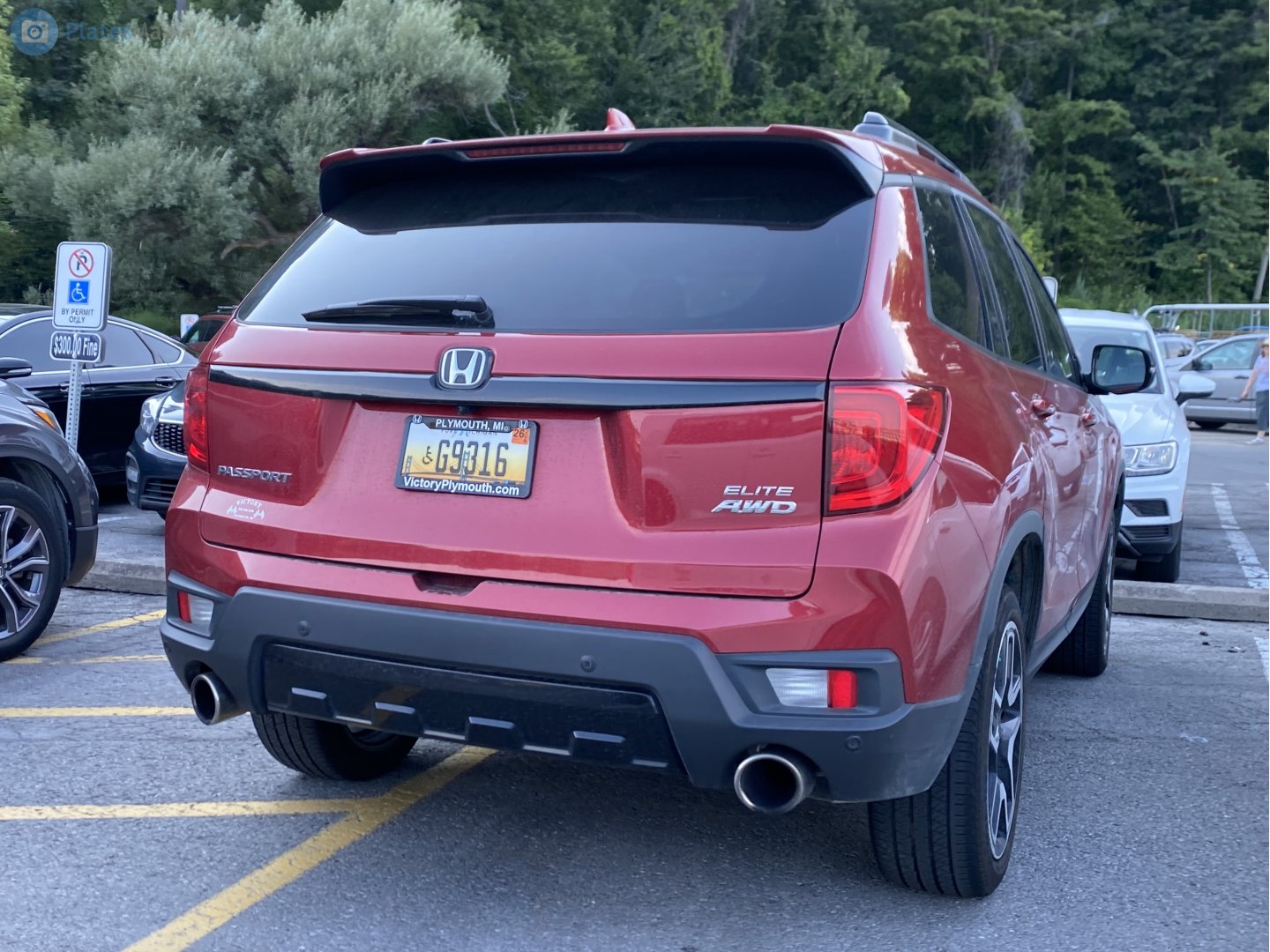 G9316, Honda Passport 3rd gen (YF7/YF8), 2018–2024