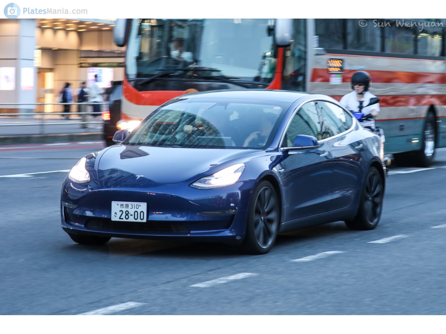 市原 310 さ 2800, Tesla Model 3 1st gen (5YJ3), 2017–2023