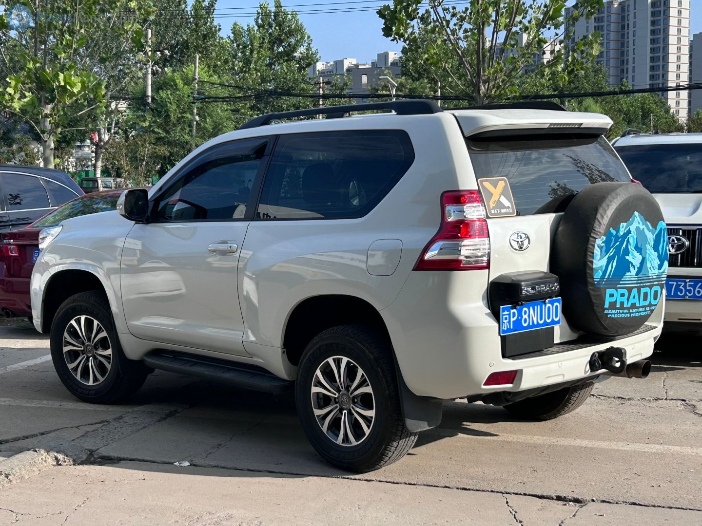 京P·8NU00, Toyota Land Cruiser Prado 4th gen 3-door SUV (J155), 1st facelift, 2013–2017