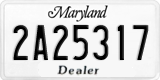 Maryland, Dealer (1A23456)