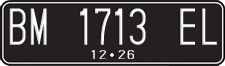 License plate of Indonesia, Regular plates