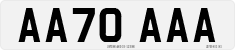 License plate of the United Kingdom, 2001 year system