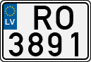 License plate of Latvia, Regular car plates