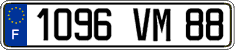 French license plate, FNI