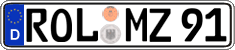 German license plate, Regular plates