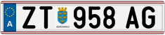 License plate of Austria, Regular plates