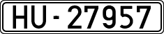 License plates of Spain, 1900 year series