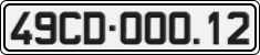 License plate of Vietnam, Specialty plates
