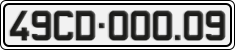 License plate of Vietnam, Specialty plates