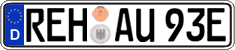 German license plate, Electric vehicles