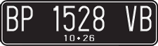 License plate of Indonesia, Regular plates