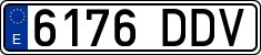License plates of Spain, Ordinary (2000)