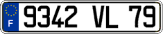 French license plate, FNI