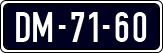 License plate of the Netherlands, Imported oldtimers (cars)