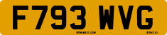 License plate of the United Kingdom, 1983 year system