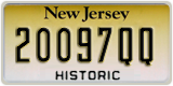 New Jersey, Historic (QQ12345 / 12345QQ)