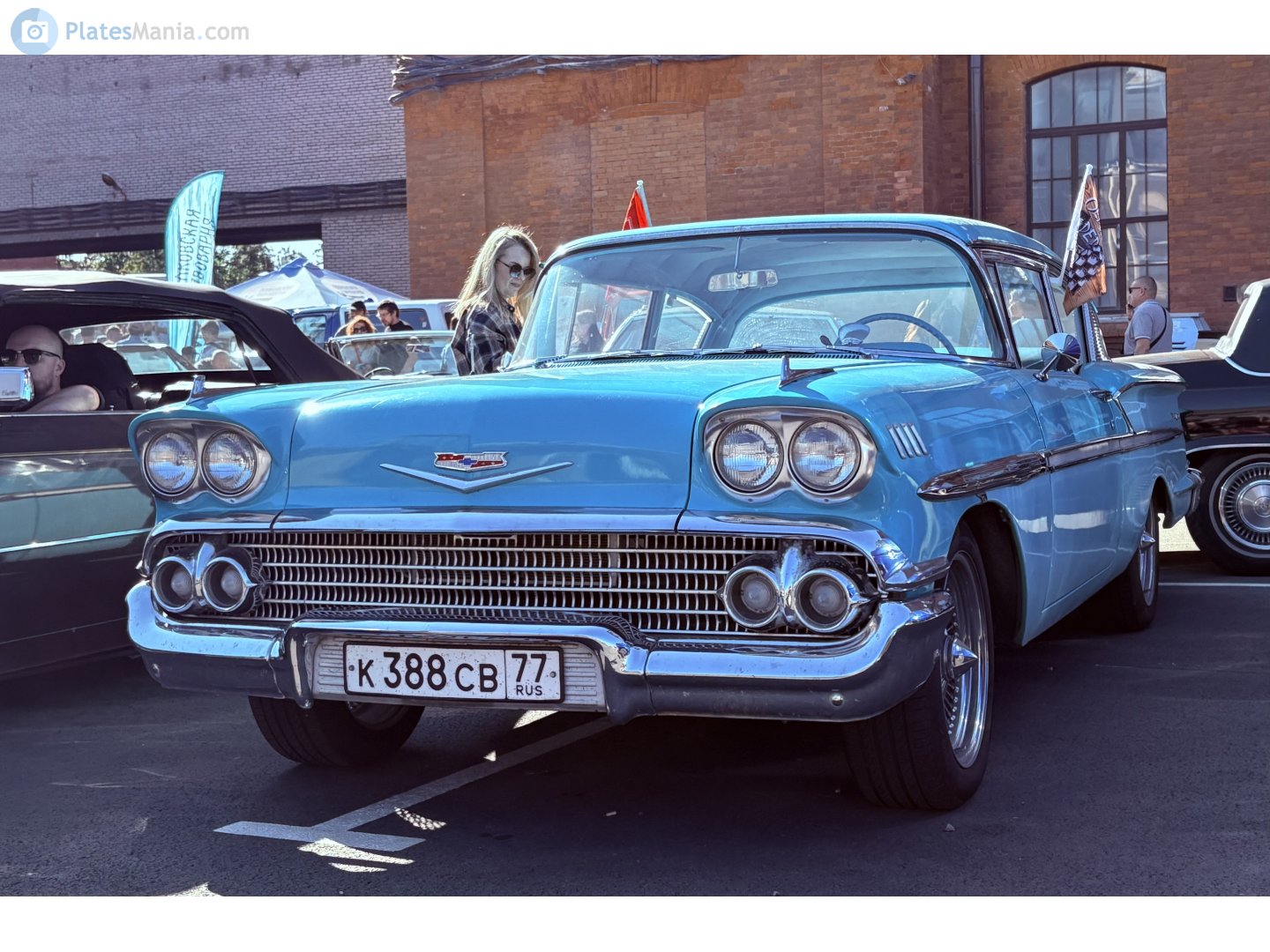 к 388 св 77, Chevrolet Bel Air 3rd gen 1958 2-door Hardtop (1731/1831; B-body), 1957–1958