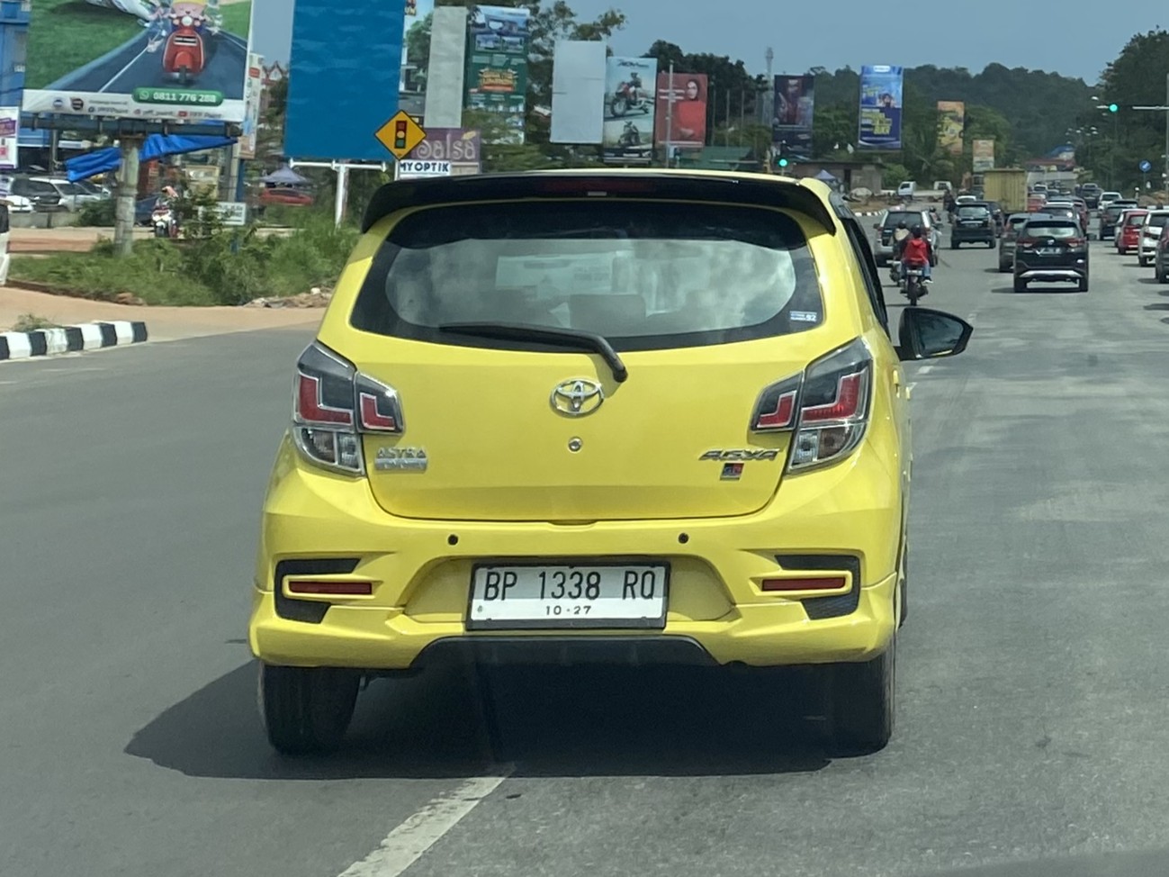 BP 1338 RQ, Toyota Agya 1st gen (B100), 2nd facelift, 2020–2023