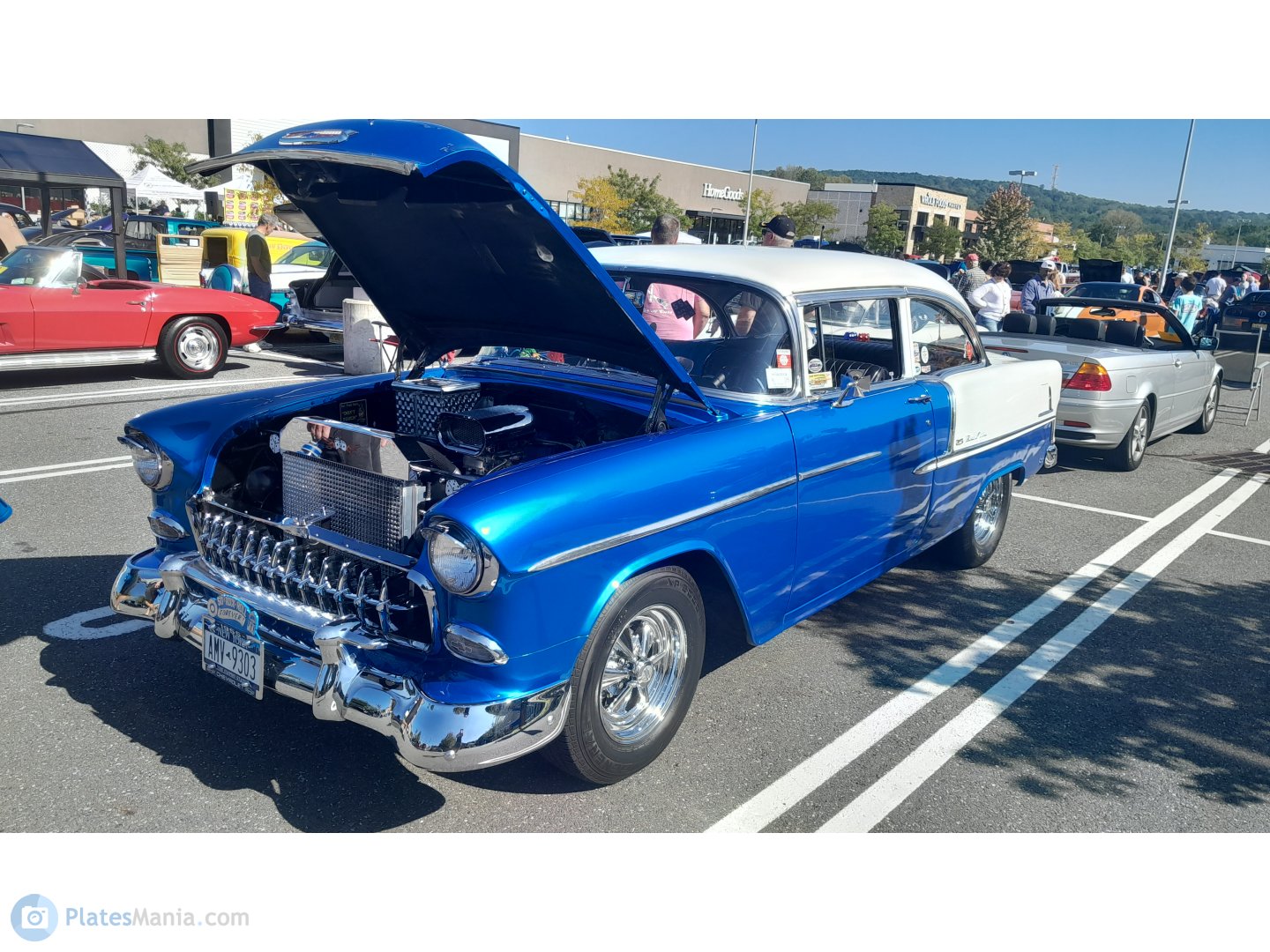 AMV-9303, Chevrolet Bel Air 2nd gen 1955 2-door Sedan (2402; A-body), 1954–1955