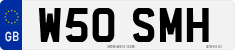 License plate of the United Kingdom, 1983 year system