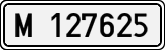 License plates of Spain, 1900 year series