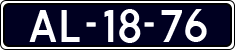 License plate of the Netherlands, Imported oldtimers (cars)