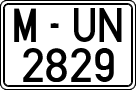 License plates of Spain, 1971 year series