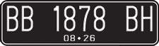 License plate of Indonesia, Regular plates