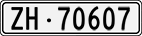 License plate of Switzerland, Cars