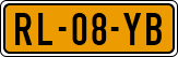 License plate of the Netherlands, Cars