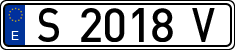 License plates of Spain, 1971 year series