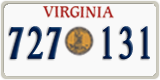 Virginia, Great Seal (123 456)