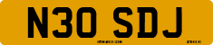 License plate of the United Kingdom, 1983 year system