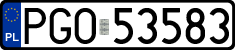 License plates of Poland, Regular car plates