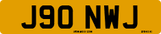 License plate of the United Kingdom, 1983 year system