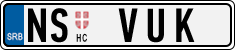License plate of Serbia, Vanity Plates