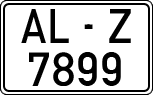 License plates of Spain, 1971 year series