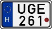 license plates of Hungary, Motorcycles (1990)