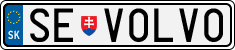 License plate of Slovakia, Vanity Plates