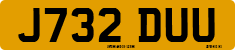 License plate of the United Kingdom, 1983 year system