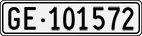 License plate of Switzerland, Cars