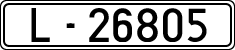 License plates of Spain, 1900 year series