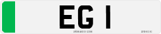 License plate of the United Kingdom, 1903 year system