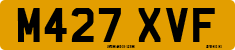 License plate of the United Kingdom, 1983 year system