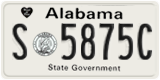 Alabama, State Government (S 12345)
