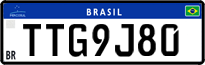 License plate of Brazil, Private owners (Mercosul)