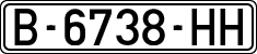 License plates of Spain, 1971 year series