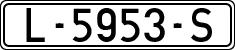 License plates of Spain, 1971 year series