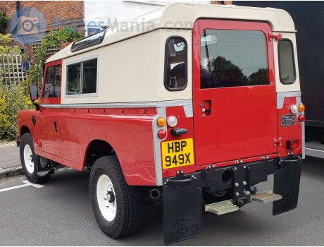 HBP 949X, Land Rover Series III
