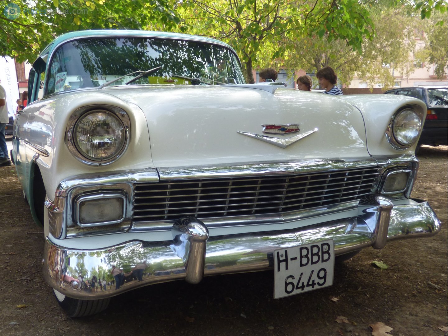 H 6449 BBB, Chevrolet 210 2nd gen 1955 2-door Sedan (2102-1011; A-body), 1954–1955